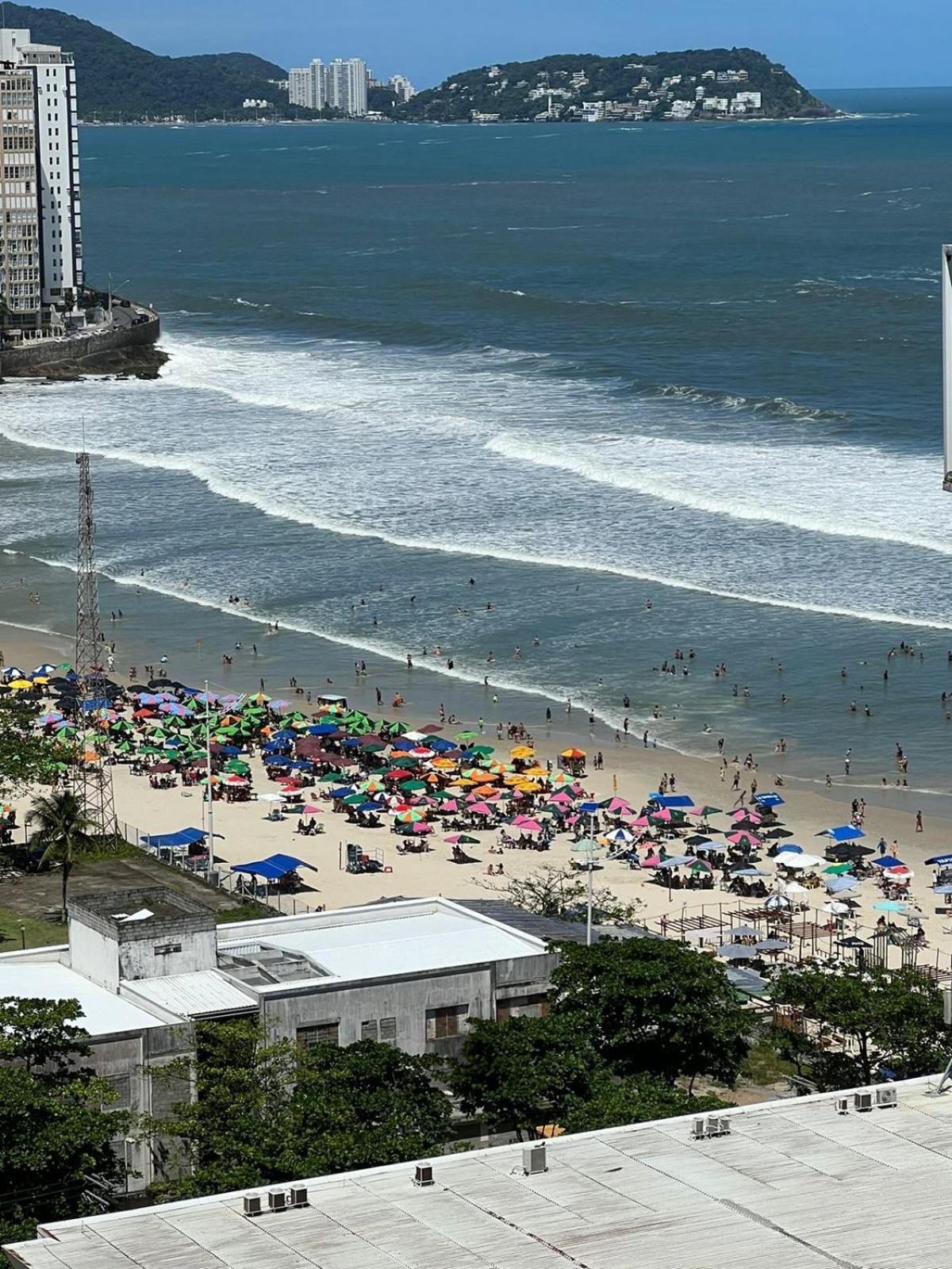 Cobertura 5 Suites Frente Mar Guaruja Pitangueiras Extérieur photo